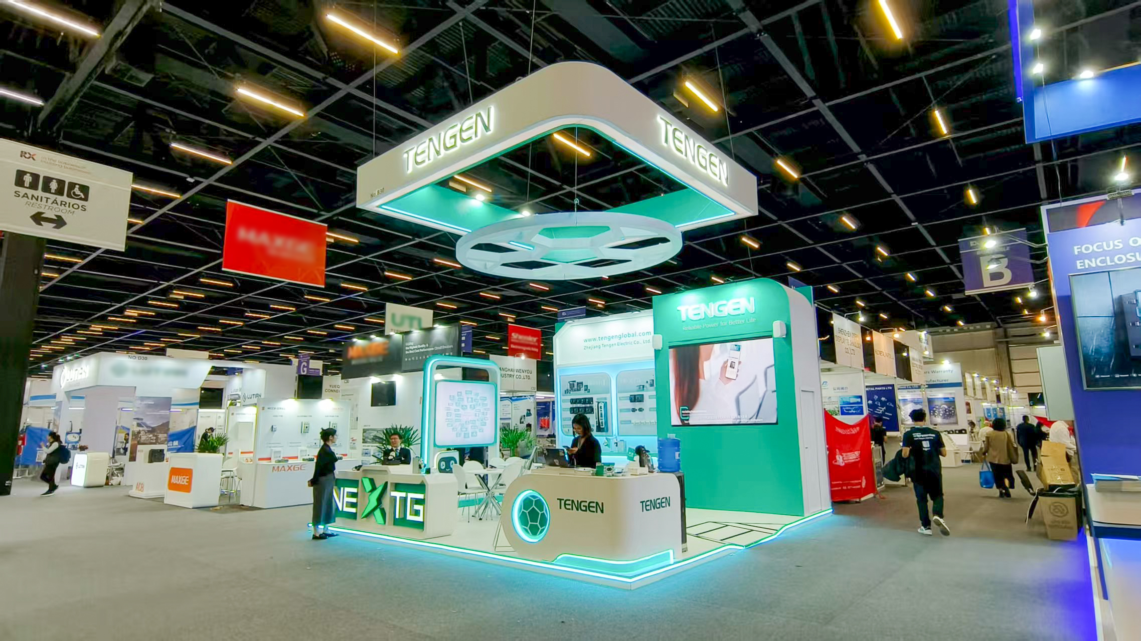 闪耀拉美丨pg电游站亮相FIEE巴西国际电力展